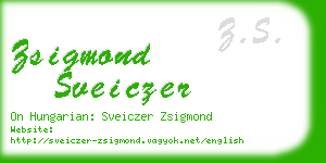 zsigmond sveiczer business card